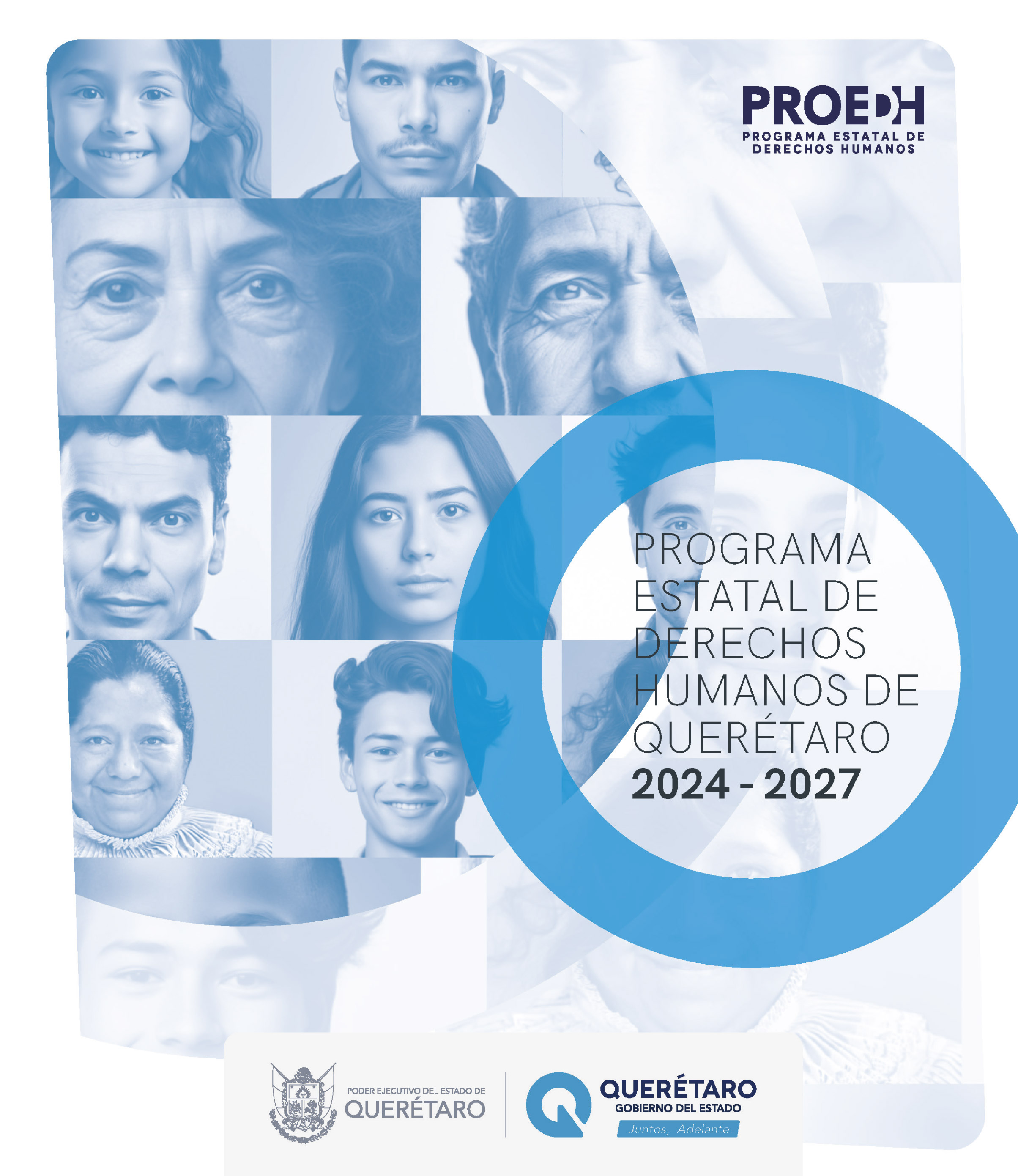 Portada del Programa Estatal de Derechos Humanos de Querétaro 2024-2027
