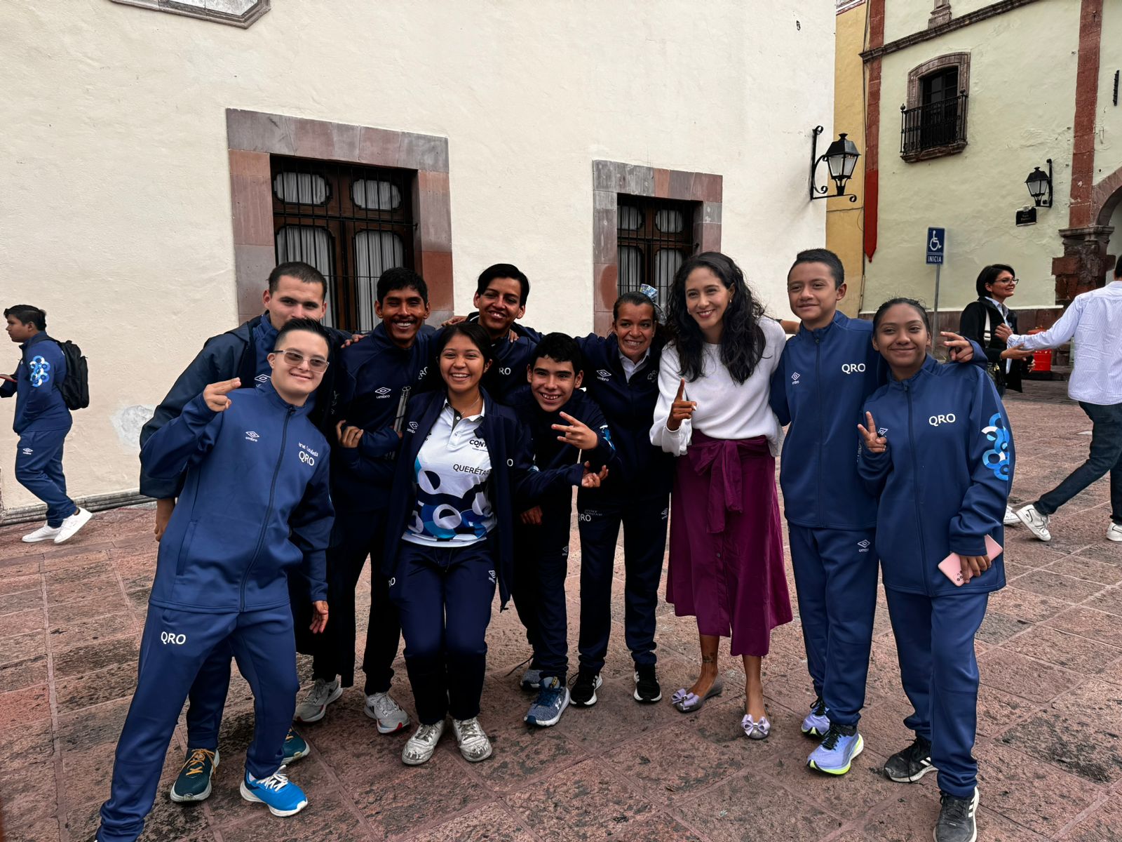 Con la directora de INDEREQ